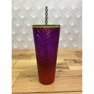 Starbucks SHE x THIS Shae Anthony 2024 Jeweled Ombre Tumbler 24oz. Venti Cup NEW